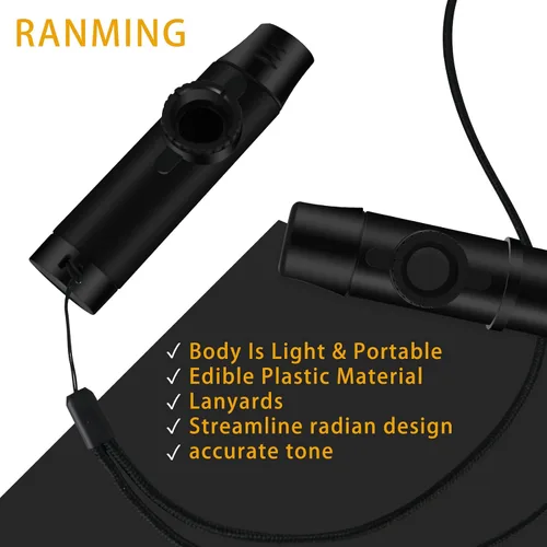 Vista 3 de RANMING Instrumento musical profesional Kazoo para adultos y amantes de la música, con 6 cañas adicionales para fiestas de cumpleaños, actuaciones