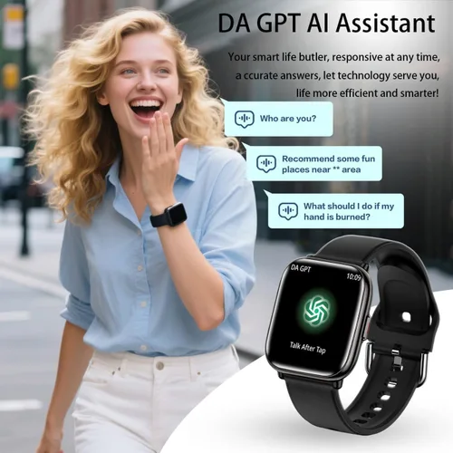 Vista 2 de 2025 Lightweight Smart Watch for Women, 1.75" AMOLED AI Smartwatch with Da GPT, Fitness Tracker with Heart Rate SpO2 Blood Pressure Sleep Monitor