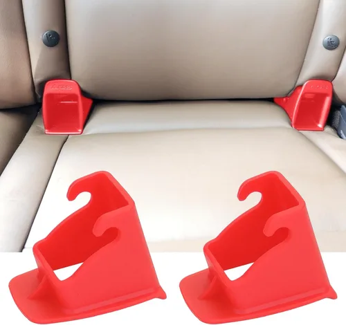 Vista 8 de ISOFIX - Guía de cierre de cinturón de interfaz, 2 piezas de hebilla de interfaz ISOFIX para asiento de automóvil, ranura guía fija, conector