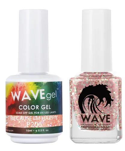 Vista 115 de WAVEGEL - Juego dúo de gel y esmalte de uñas a juego - Colección Simplicity - #P109 Blizzard I 0.5 onzas