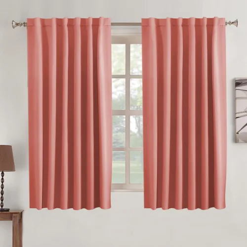 Vista 127 de Turquoize Cortinas Opacas con Aislamiento Térmico Paneles de Tratamiento de Ventanas con Bolsillo para Barra Paneles de Ventana para Ventanas