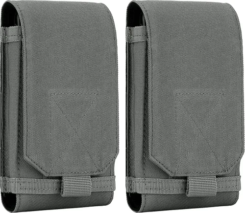 Vista 20 de bvya Funda táctica Molle para iPhone 15 Pro Max/15 Pro/15 Plus/15/14 Pro Max/13 Pro Max/12 Pro Max y otros teléfonos inteligentes de 4.7 a 6.9