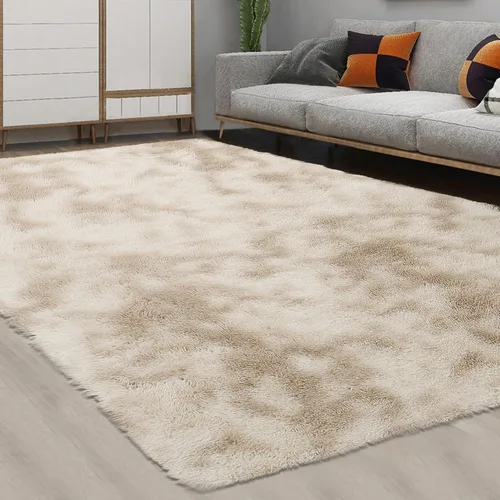 Vista 26 de CAROMIO Alfombra Corredor Esponjosa para Dormitorio Sala de Estar 2x6 Pies, Alfombras de Área Shag Alfombra de Felpa Suave Gruesa Larga de Piel Tie