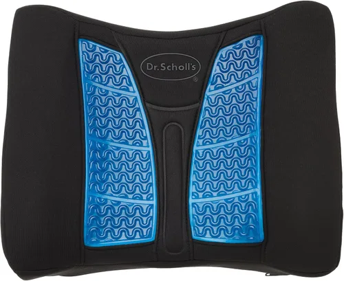 Vista 10 de Dr. Scholl's Max Support Cojín lumbar con infusión de carbón para automóvil, camión, SUV, color negro