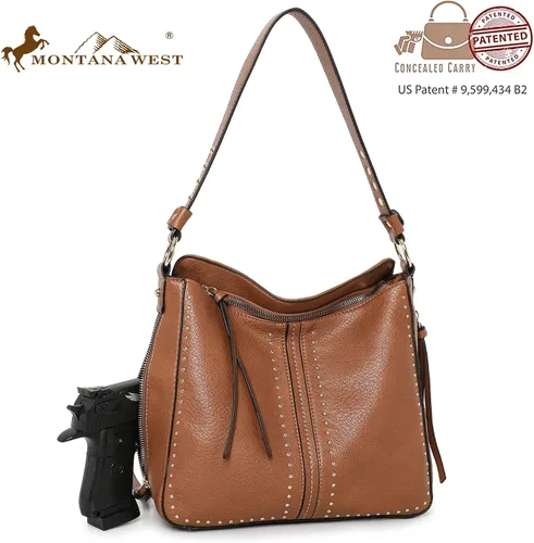 Vista 3 de Montana West Bolso de hombro oculto para mujer, bolso cruzado de moda