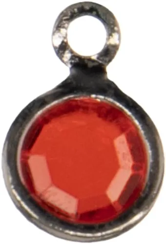 Vista 6 de Craft County Dijes colgantes de piedra natal para hacer joyas, pulseras y collares, disponibles en paquete individual, 5, 10 y 20