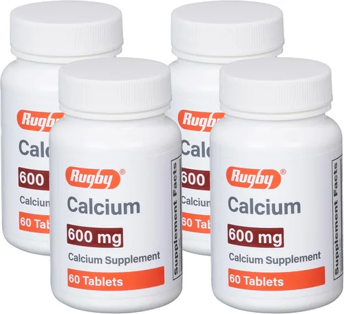 Vista 7 de Rugby - Tabletas de calcio de 600 mg - Suplemento de calcio - 60 unidades (1 paquete)