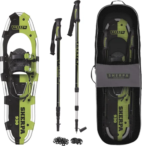 Vista 8 de Raquetas de nieve Yukon Charlie's Sherpa, raquetas de nieve para hombres y mujeres, kits de raquetas de nieve para todos los niveles de habilidad