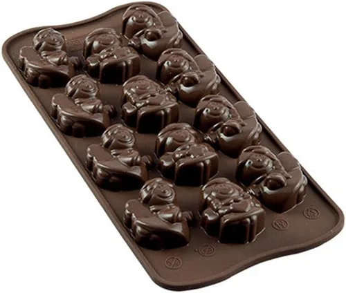 Vista 2 de Silikomart Molde de silicona para chocolate, color marrón
