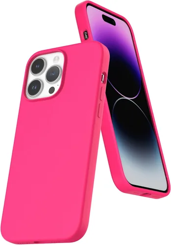 Vista 65 de Funda de silicona líquida compatible con iPhone 12 Pro Max 6.7 pulgadas, funda de gel de protección completa con forro de microfibra, funda