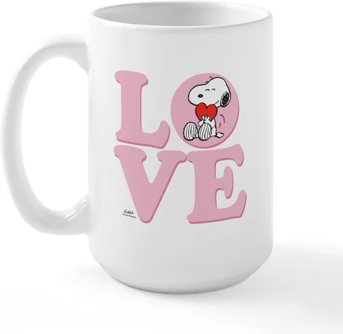 Vista 13 de CafePress SNOOPY Joe Cool - Taza de café de cerámica (15.0 fl oz)