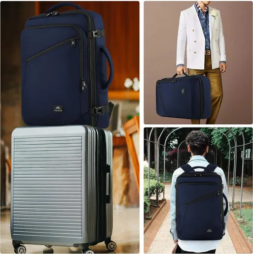 Vista 50 de MATEIN - Mochila de viaje extragrande de 10.56 galones, mochila de viaje ampliable apta para aerolíneas, para viajeros de fin de semana, hombres