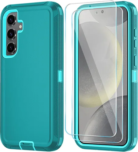 Vista 22 de ONOLA Funda para Samsung Galaxy S24+ / Funda S24 Plus con protector de pantalla HD [No es compatible con S24 / S24 Ultra], Funda de teléfono Vino