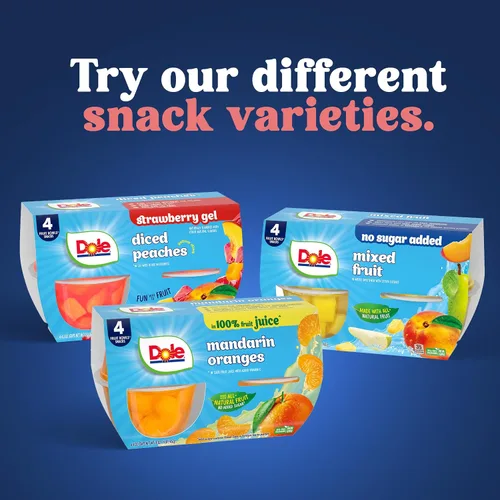 Vista 8 de Dole - Parfait de manzanas y crema bajo en grasa, 4 oz, 24 tazas en total, sin gluten ni lácteos, refrigerios a granel para niños y adultos