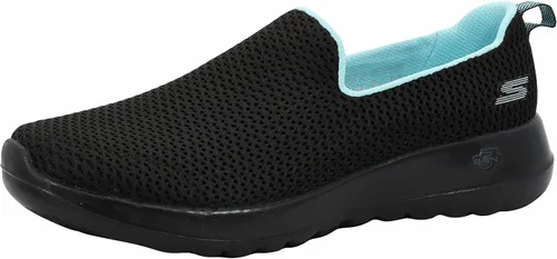 Vista 18 de Skechers Women's Go Walk Joy Sneaker 2-Azul marino/Blanco