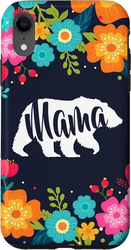 Vista 25 de Mama Bear - Funda para iPhone 17 con diseño de flores florales