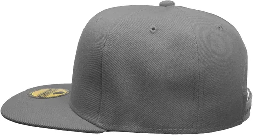 Vista 3 de Gelante Gorras de béisbol ajustables de ala plana en blanco lisas, paquete de 12