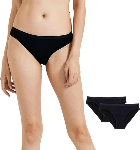 Vista 17 de METARINO - Bragas deportivas de lana merina suave para mujer Negro