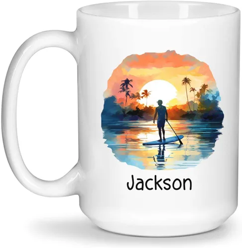 Vista 12 de Taza de café personalizada para nadador, regalo para equipo de natación, taza de cerámica blanca personalizada con nombre nadador, taza de té