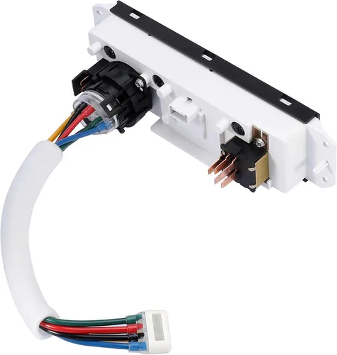 Vista 6 de X AUTOHAUX Calentador HVAC Panel de control de clima con interruptor de motor soplador Unidad de control de aire acondicionado para Jeep Wrangler TJ
