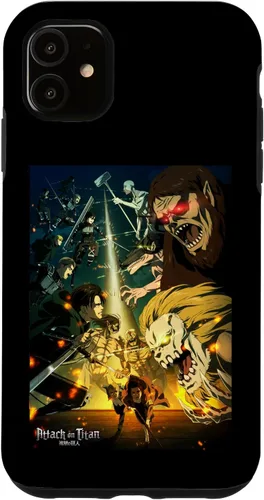 Vista 8 de Attack on Titan Funda de anime para iPhone 17 de temporada final de temporada 4