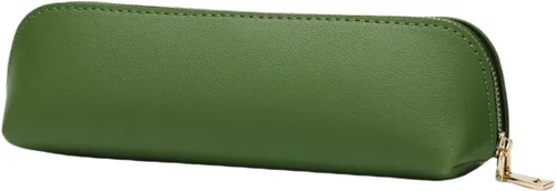 Vista 21 de Estuche para lápices de lona de algodón y bolsa de lápices multifuncional simple con cremallera Almacenamiento portátil (beige)