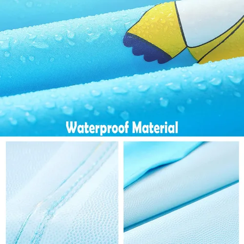 Vista 5 de Traje de lluvia impermeable de una pieza para niños pequeños, tallas S-XL de 1 a 6 años
