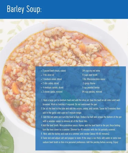 Vista 6 de CLEAR CREEK Cebada perlada certificada sin residuos de glifosato Bolsa con cordón de 4 libras Sin OGM Kosher Vegano No irradiado