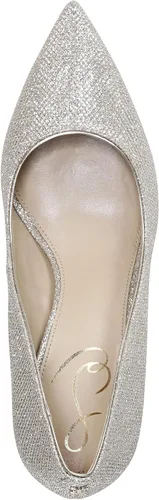 Vista 5 de Sam Edelman Bombas de avellana para mujer, Malla de yute, glamoroso, 6.5 Wide