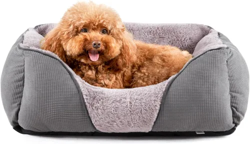 Vista 13 de MIXJOY Cama Ortopédica Rectangular Lavable para Perros Pequeños, Medianos y Grandes, Suave Calmante, Cama Duradera para Cachorros Durmientes Cojín