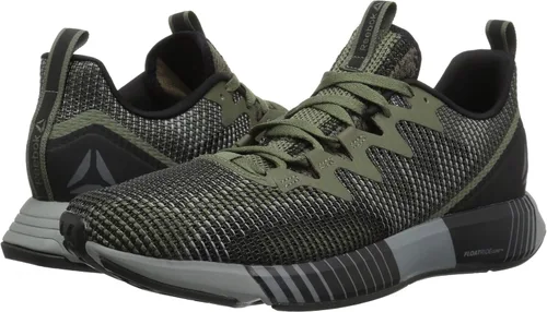 Vista 7 de Reebok Tenis Fusion Flexweave para hombre Rojonegroblanco