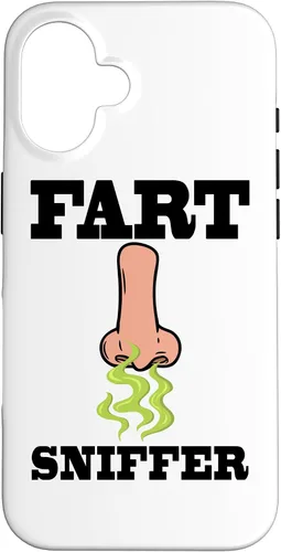 Vista 32 de Fart Sniffer Shirt, Gross Dad Joke Shirt, Weird Funny Fart Case for iPhone 17