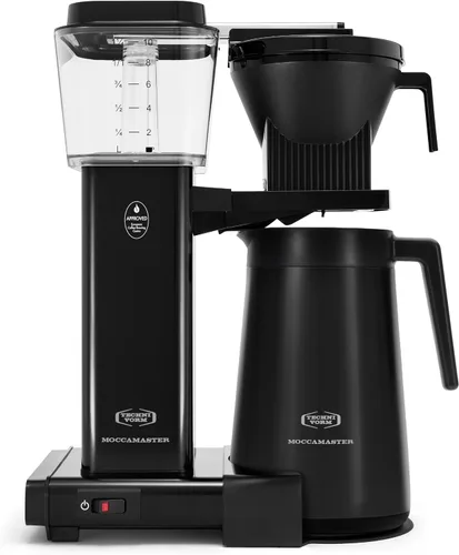 Vista 8 de Moccamaster KBGT Cafetera de color plateado pulido, con jarra térmica, rinde 10 tazas Plateado (Polished Silver)