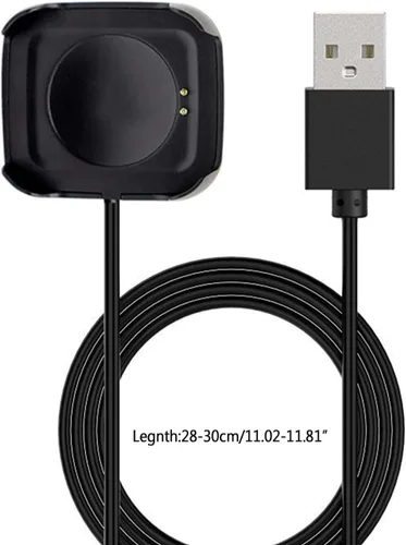 Vista 6 de Cargador de reloj inteligente negro Soporte de muelle estable adecuado para reloj HW18 Base de carga USB Estación de carga para múltiples