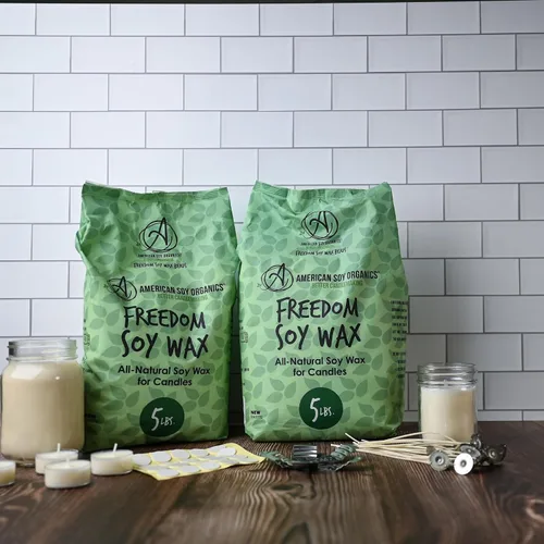 Vista 7 de American Soy Organics Cuentas de cera de soja aptas para microondas para hacer velas – Kit premium de velas de soja – 10 libras de cuentas de soja