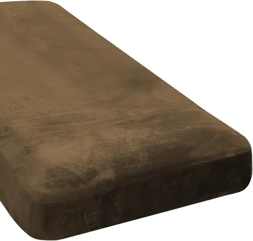 Vista 159 de H.VERSAILTEX Funda de cojín elástica de terciopelo para sofá, funda de cojín de felpa para cojines de silla, protector de muebles, cojín de asiento