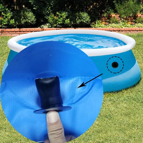 Vista 3 de Uenede 4 unids PVC tierra piscina pared enchufe filtro bomba filtro agujero tapón tapón reemplazo para Intex Bestway Coleman
