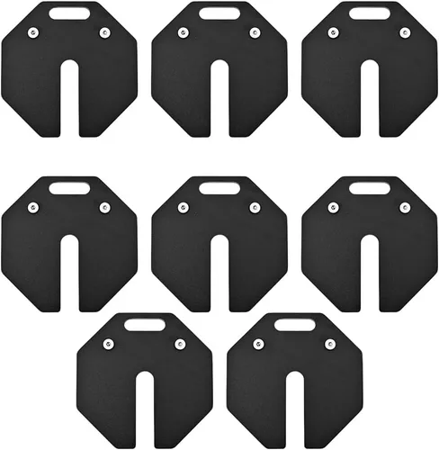 Vista 8 de Adjustable Dumbbell Weight Plates, Each 5lb Durable Versatile