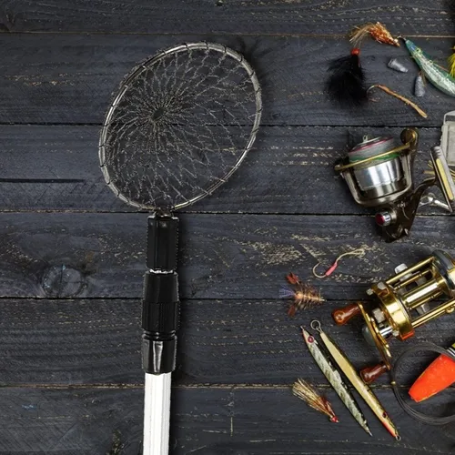 Vista 8 de BESPORTBLE Metal Ice Fishing Scoop Skimmer: Plástico Plegable Invierno Desmontable Pesca Hielo Pesca Scoop L