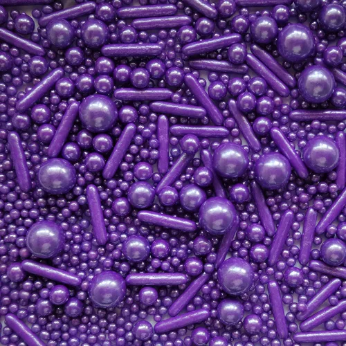 Vista 9 de Gránulos de Azúcar de Perlas Negras Comestibles Caramelos Mezcla de Tamaños para Hornear Decoraciones Comestibles para Pasteles Coberturas