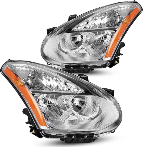 Vista 13 de DWVO Conjunto de faros delanteros compatible con Faros Altima 05 06 2005 2006 2006, par de repuesto para el lado del conductor y del pasajero