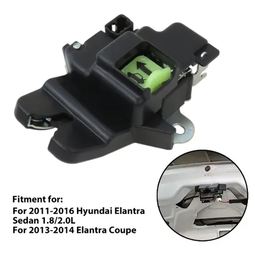 Vista 3 de Pestillo del maletero del portón trasero 81230-3X010 para Hyundai Elantra Limited Sedan 4 puertas 1.8L 1797CC l4 Gas DOHC aspirado naturalmente
