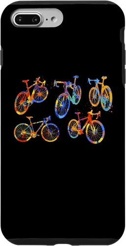 Vista 9 de iPhone 15 Road Bike Cyclist Graphic - Funda de diseño de bicicleta