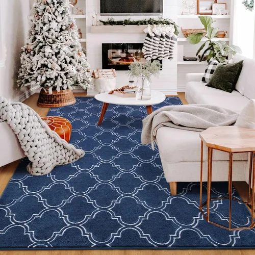 Vista 7 de HOMORE Alfombra peluda de espuma viscoelástica de 5 x 8 pies para dormitorio de niños, alfombra moderna y esponjosa para sala de estar, decoración