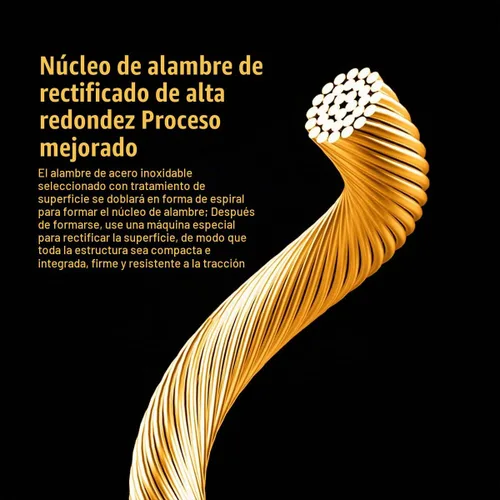 Vista 4 de CNC Pro Slick Cable de cambio de bicicleta pulido para Shimano/SRAM Bicicleta de montaña, bicicleta de carretera, cable de cambio de MTB 1.2X
