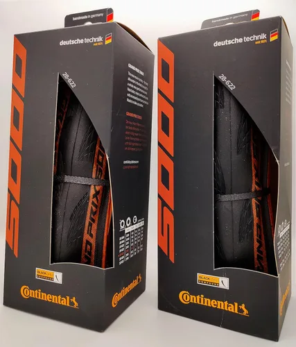 Vista 4 de Continental Grand Prix 5000 - Road Bike Tire The Best Allrounder in the Field - BlackChili, Vectran Breaker, LazerGrip, Active Comfort Technology