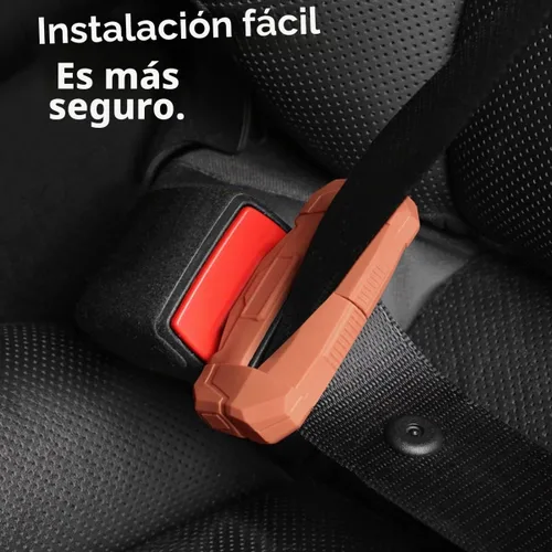 Vista 5 de Funda universal para clips para cinturón de seguridad de automóvil, protector de hebilla de cinturón de seguridad para automóvil, protector
