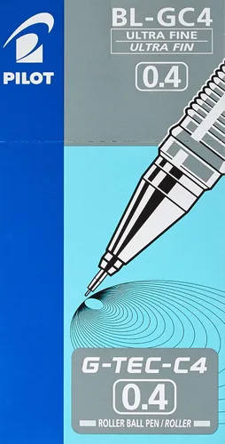 Vista 6 de Pilot G - Tec C4 Gel Microtip Rollerball 0.016 in (bolígrafo individual) - Negro