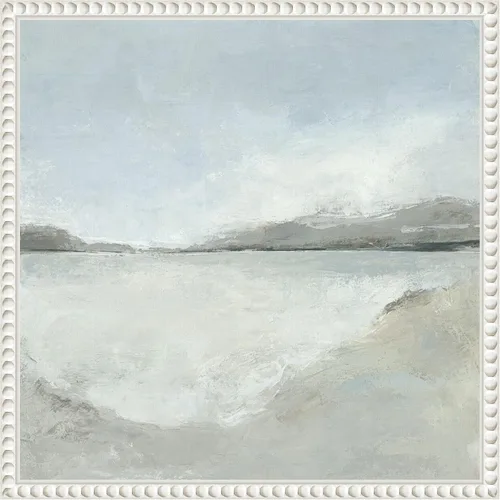 Vista 12 de Amanti Art Lienzo enmarcado para pared, 16 x 16 pulgadas, sutil costero por Hannah Dawson, lienzo enmarcado para pared, obras de arte abstractas