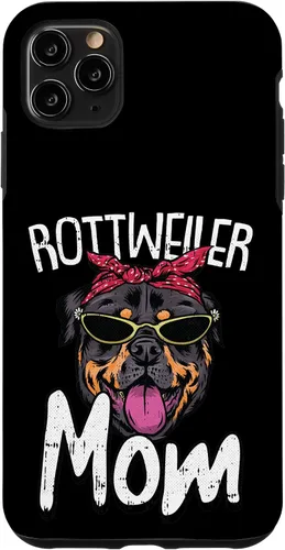 Vista 11 de iPhone 15 Rottweiler Mom Dog Puppy Doggie Pet Animal Lover Rottie Mama Case